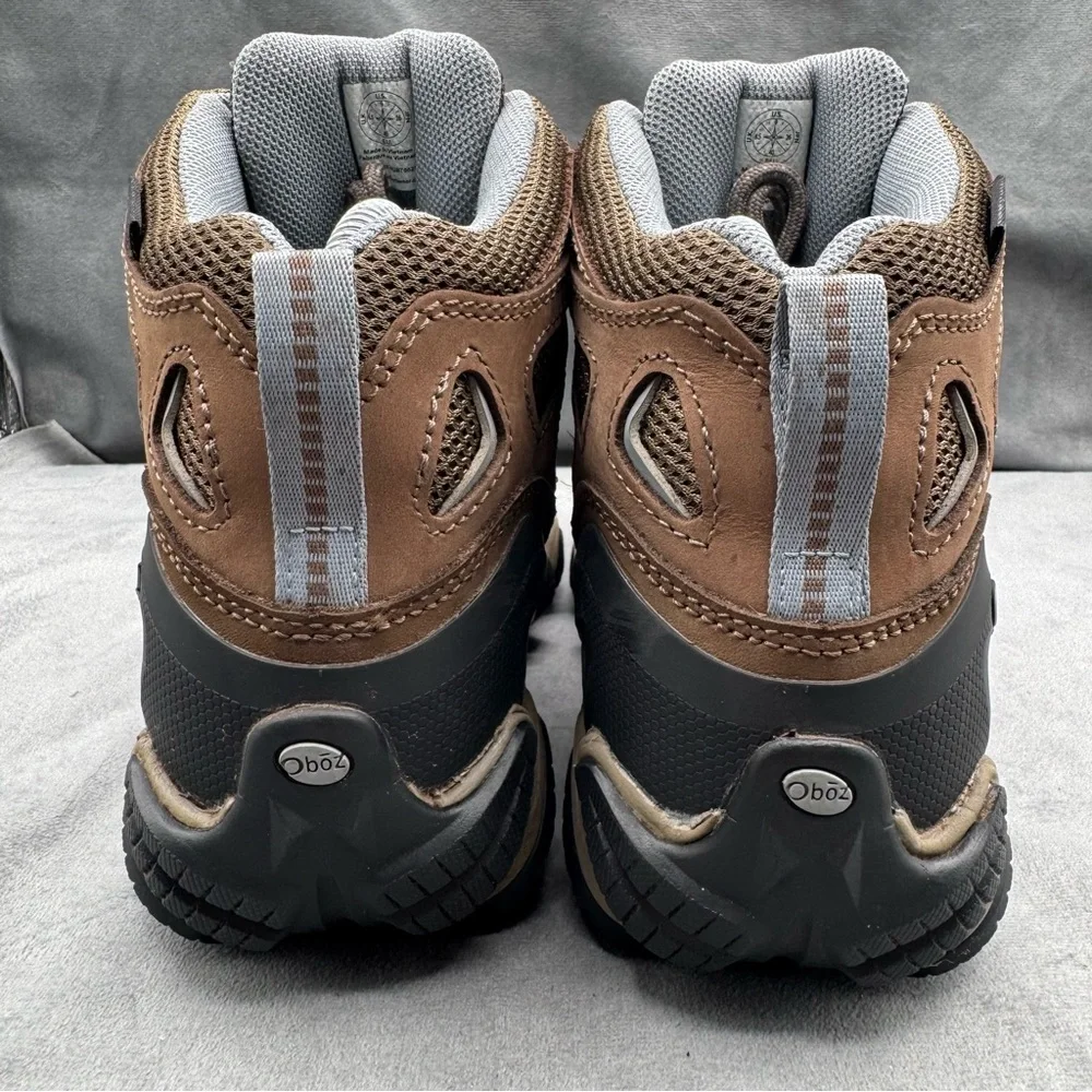Oboz Sawtooth II Mid WP Women’s Size 9 Waterproof Hiking Boots Brown Leather - Picture 10 of 13